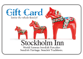 stockholm inn logo, three horses over white background